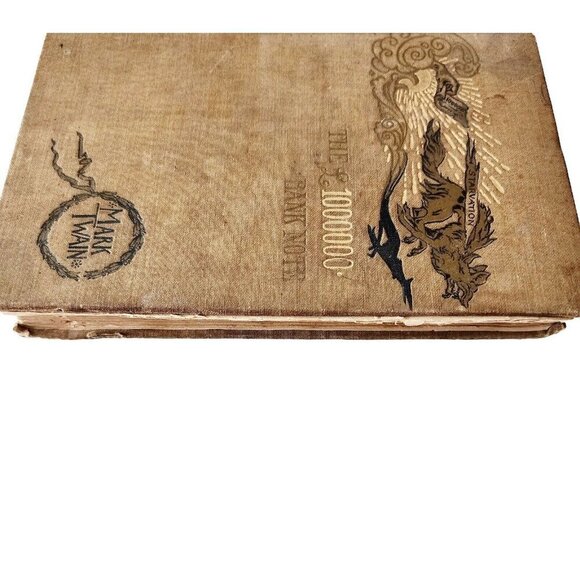 Mark Twain The 1 Million Pound Bank Note First Edition 1893 HC Victorian Bk HBS - Picture 10 of 11